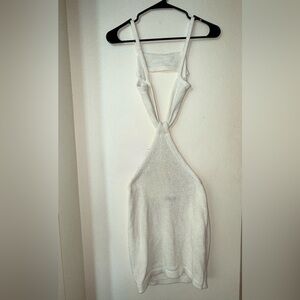 JLUXLABEL White Knit Dress